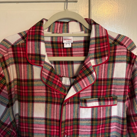 Hannah Anderson Adult Holiday Flannel Pajama Set Family Holiday Plaid Size M - Picture 2 of 14